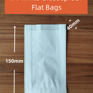 1# Flat Greaseproof Paper Bag (5000 Sheets/Pack)