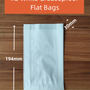 2# Flat Greaseproof Paper Bag (5000 Sheets/Pack)